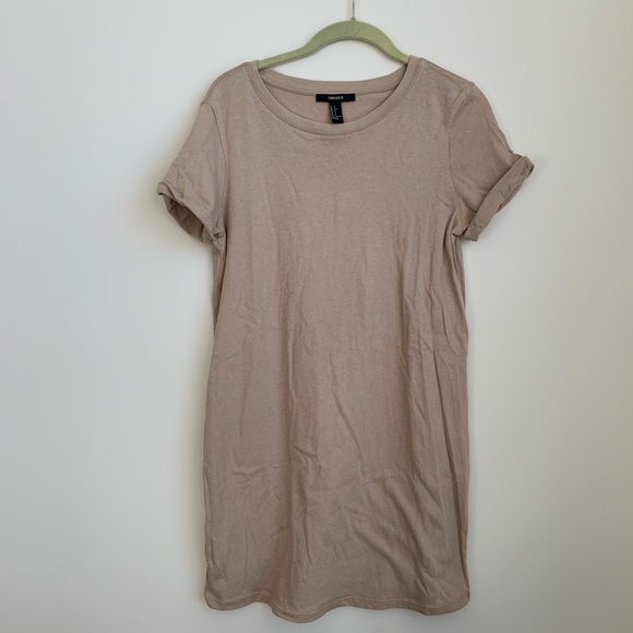 Forever 21 Dresses & Skirts - Tan T-shirt Dress